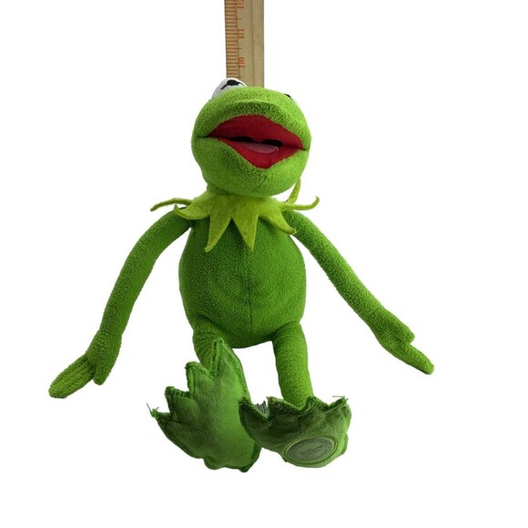 The Disney Store Kermit The Frog Plush Doll 16" Soft Green Toy Collectible - Picture 1 of 8